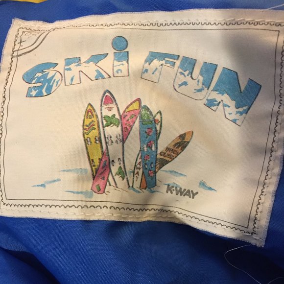 VINTAGE K-WAY INTERNATIONAL SKI FUN JACKETS SIZE S - Picture 10 of 10